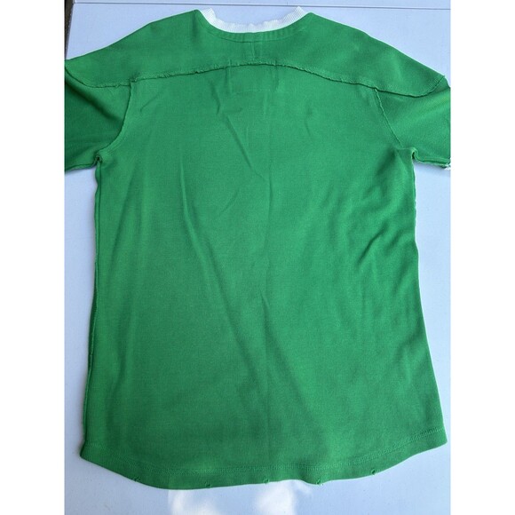 Hartford Whalers Lace-Up Jersey Sweater Green Large Retro Sport Reebok Throwback - Picture 8 of 8